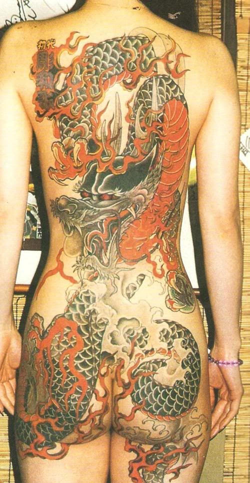 big tattoo. The Big Red Dragon Tattoo