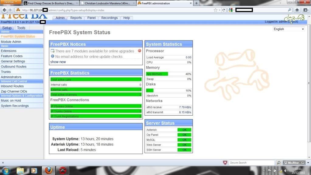 Sip Trunk Setup Trix Box Asterisk Server