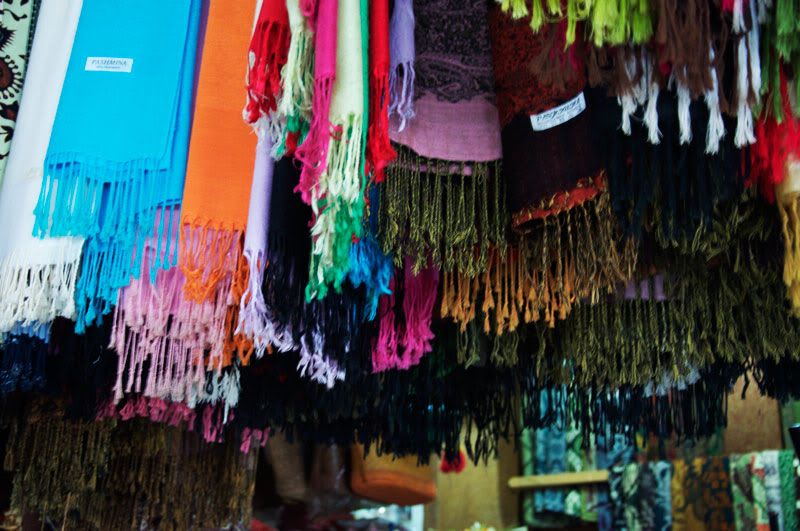 markets,rainbow,colour,sarongs