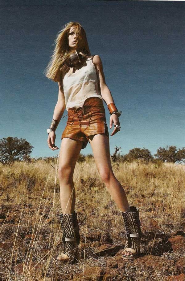desert,field,leather shorts