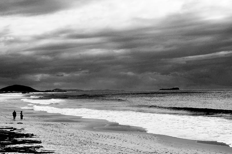 black & white,beach