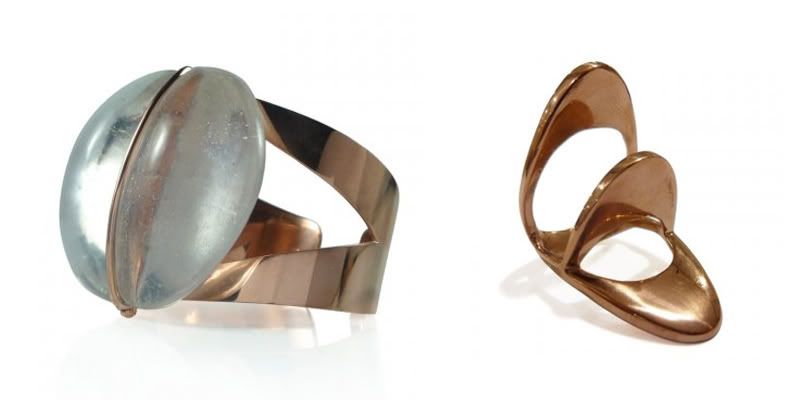 copper,transparent,ring,cuff,jewellery