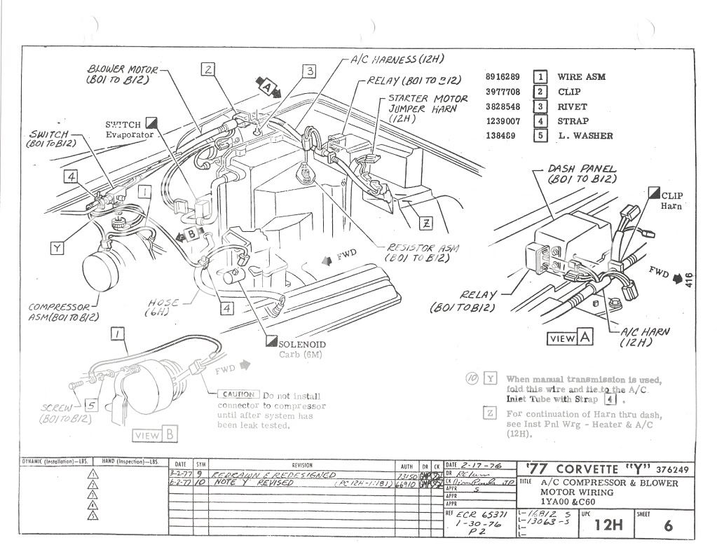 77 Corvette Ac Wiring Diagram - Wiring Diagram Networks