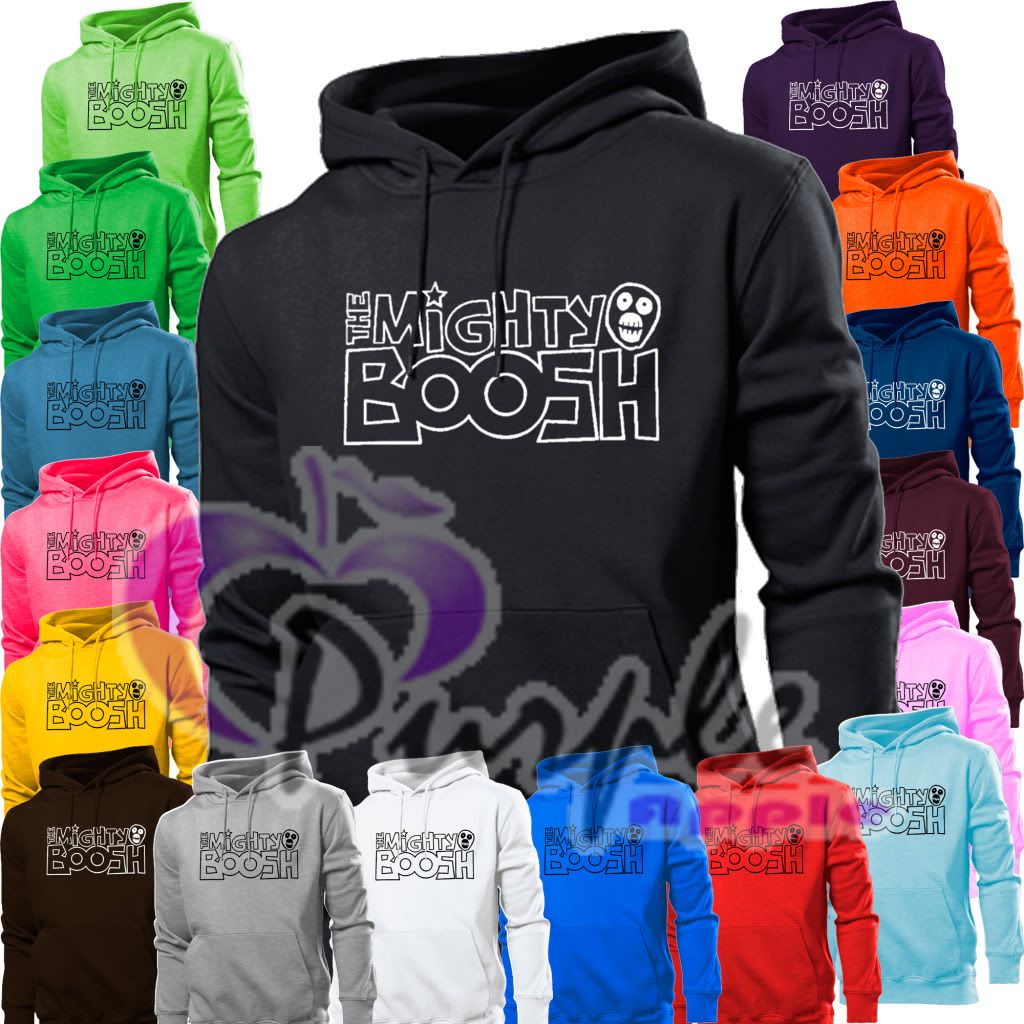 THE MIGHTY BOOSH VINCE MENS WOMENS HOODY HOODIE KIDS  