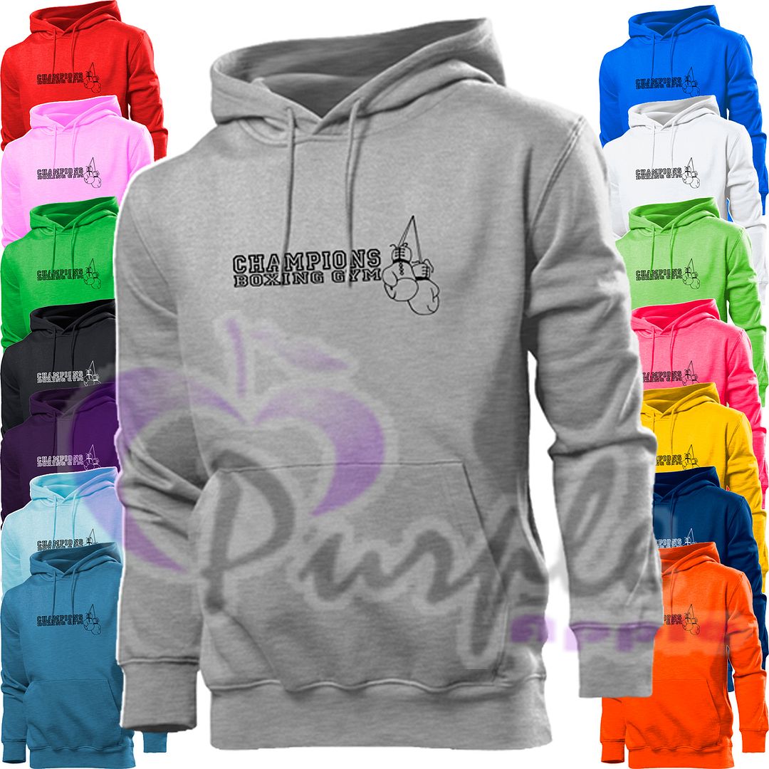 CHAMPIONS GYM BOXING MENS WOMENS HOODY HOODIE BOYS  